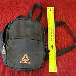 Reebok Black Mini Backpack.  Like new